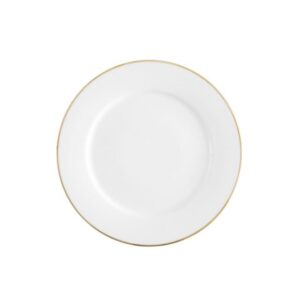 White Plates With Gold Rim