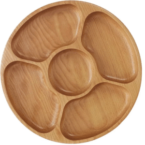 Wood Divided Serving Tray