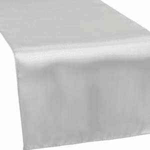 Satin Table Runner – Silver