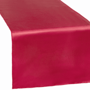Satin Table Runner – Burgundy