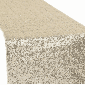 Glitz Sequin Table Runner - Champagne