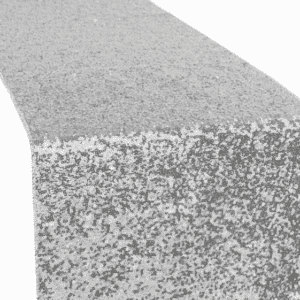 Glitz Sequin Table Runner - Silver