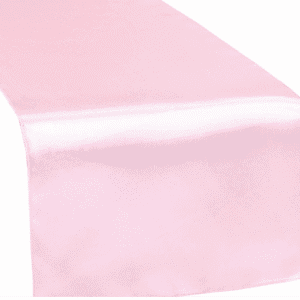 Satin Table Runner - Pink