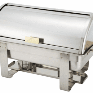 Chafer, 8 quart, Stainless Steel with Gold Accent