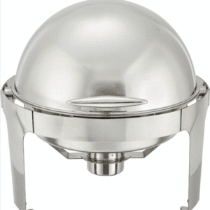 Madison Stainless Steel Chafer with Roll Top, 6 quart