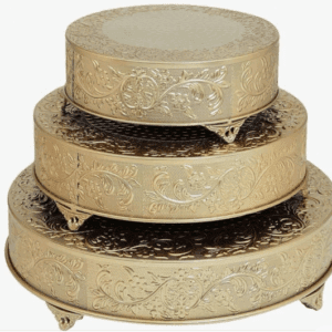 Set of 3 Round Cake Stands - 14" 16" 22"