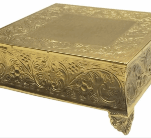 Square Pedestal Cake Stand