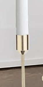 Flameless Taper Candles Battery Operated , LED 12.4 Inch