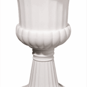 Urn White Pedestal