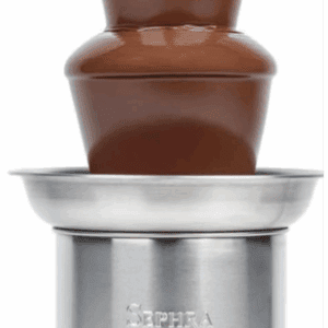 Chocolate Fountain 3 Tiers - 18", 4 Pin, Great for up to 50 Guests