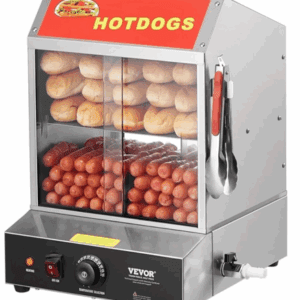 Hot Dog Steamer, 28.5Qt, 2-Tier Hot Dog Hut Steamer