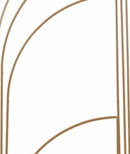 Chiara Backdrop Metal Arch Half Moon Stand