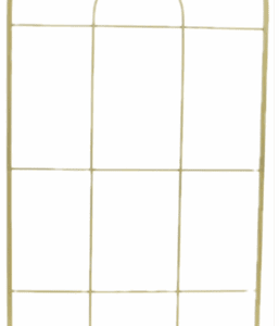 Gold French Window Backdrop Stand 70.5" H - Gold