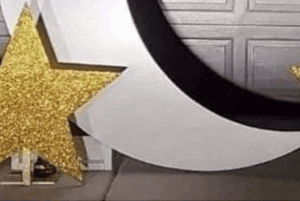 Crescent Star Backdrop