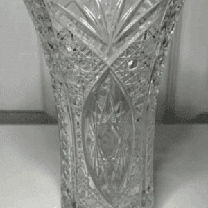 Heavy Crystal Vase 30" Tall