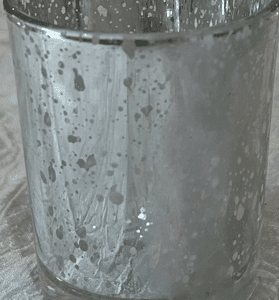 Speckled Mercury Votive Tealight Holders