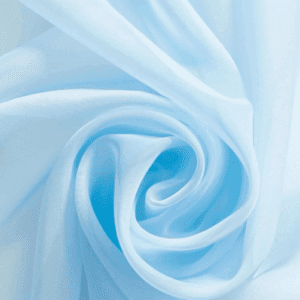 Sheer Voile Light blue 10" H X 10'W
