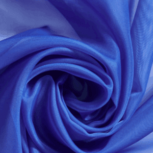 Sheer Voile Royal Blue 10" H X 10'W