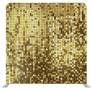 Shimmer wall backdrop w. Stand 8ft W x 8ft H