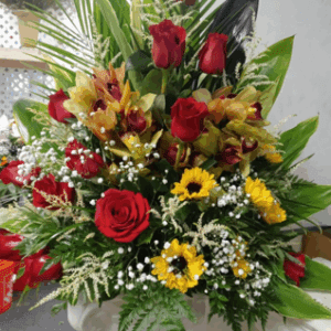 Wedding Columns & Topper Flowers