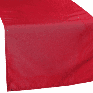 Polyester Table Runner - Apple Red