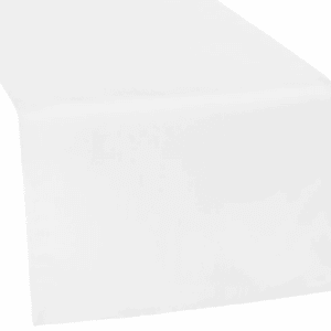Polyester Table Runner - White
