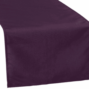 Polyester Table Runner - Eggplant Plum